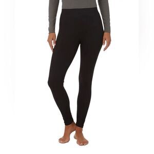 32 Degrees Ribbed Leggings Black Medium NEW Minimalist Comfy Athleisure